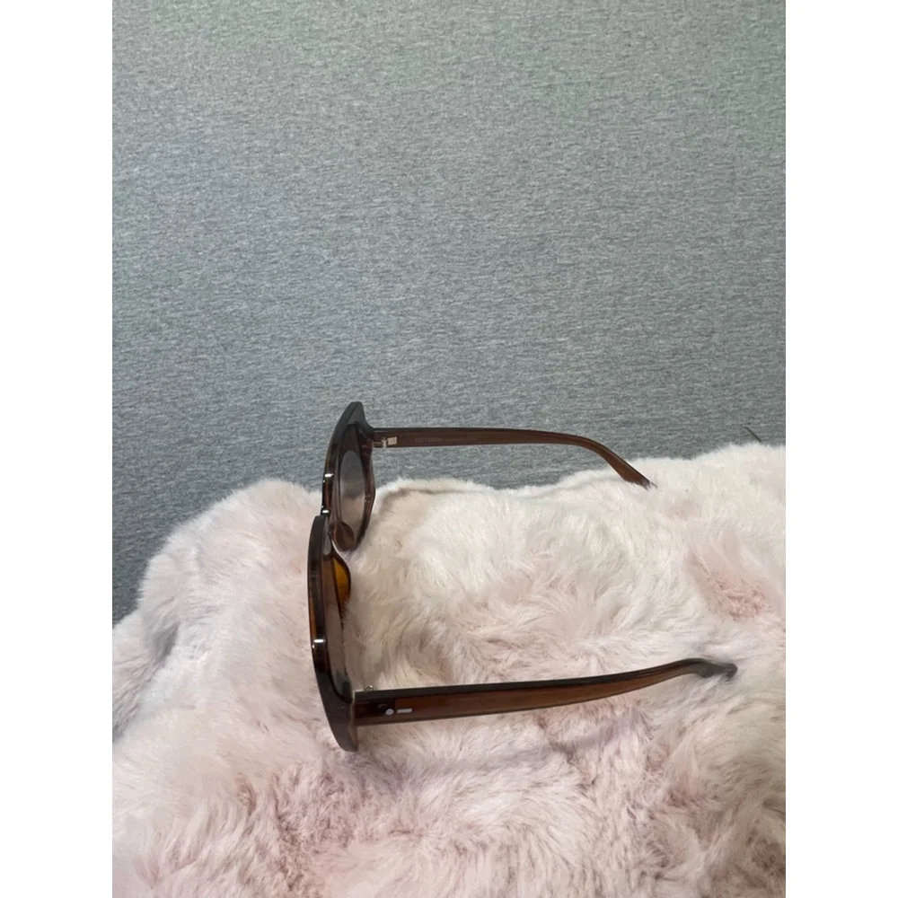 Women's Dot Dash Veil Sunglasses Brown